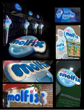LOGO MOLFIX 3D LED